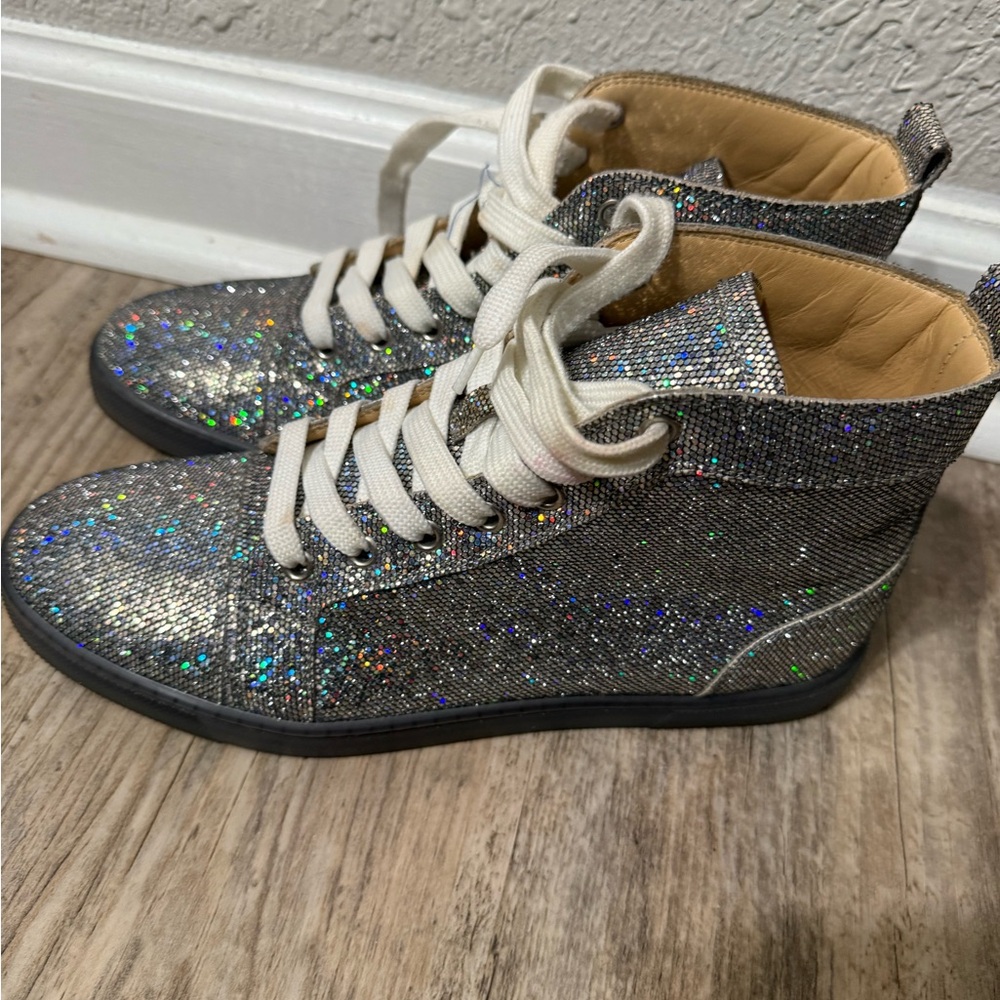 Christian Louboutin Glitter Sneakers